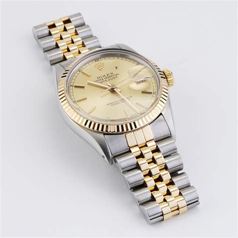 rolex datejust 16013 1988 yellow vignette baton dial box and|Rolex Datejust 16013 1988 .